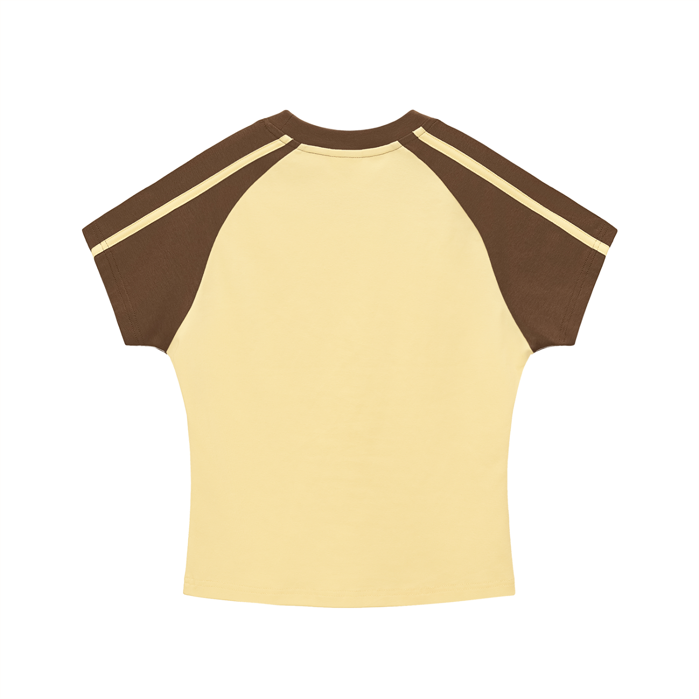 PRE-ORDER | women un pdf escondido | raglan sleeve t-shirt vanilla cream / mocha