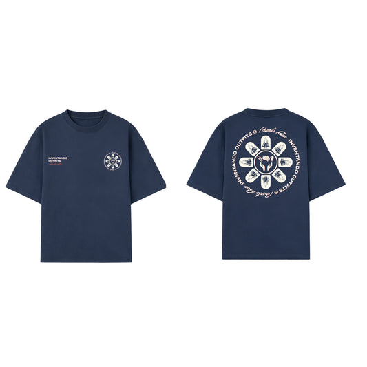 un pdf escondido t-shirt | coastal blue