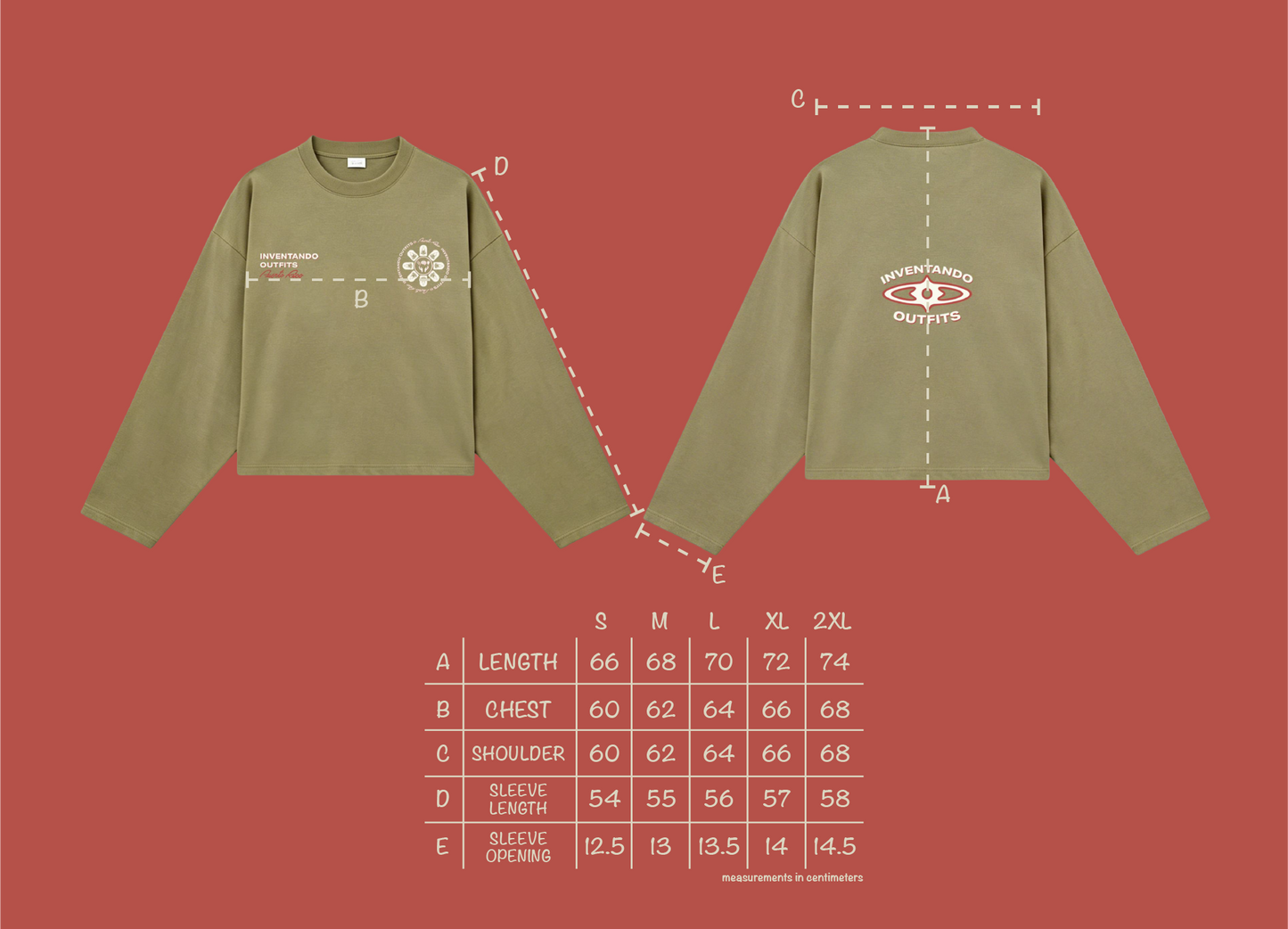 un pdf escondido longsleeve | olive sand